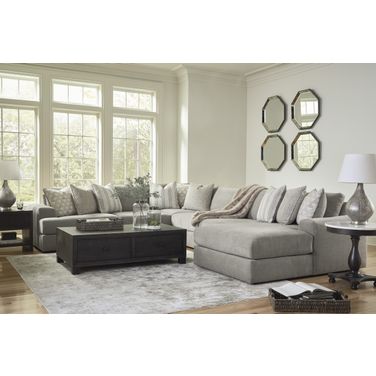 Avaliyah 6-Piece RAF Sectional With Chaise In Ash