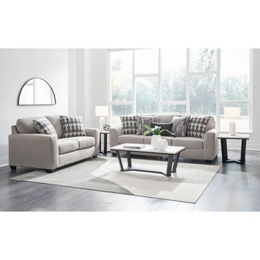 Avenal Park Living Room Set In Flannel