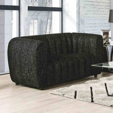 Aversa Loveseat In Black