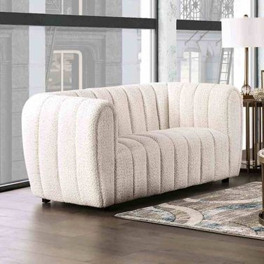 Aversa Loveseat In Off White