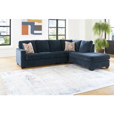 Aviemore 2-Piece Sectional With RAF Chaise In Ink
