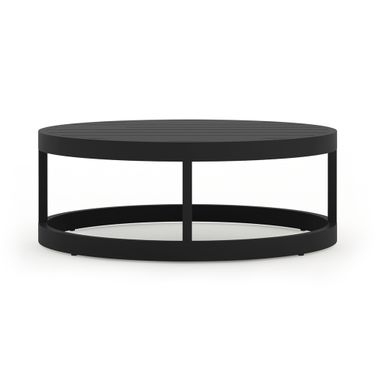 Avion Round Coffee Table In Black