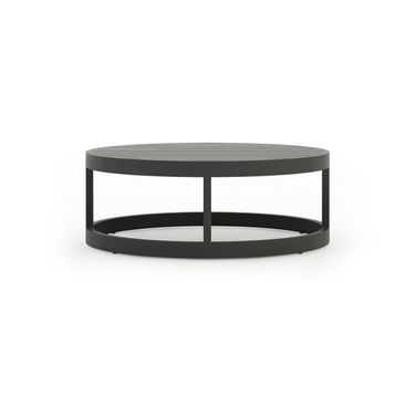 Avion Round Coffee Table In Slate