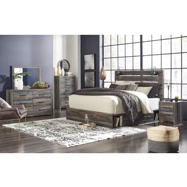 Drystan Multi Panel Bedroom Set With Two Underbed Storage