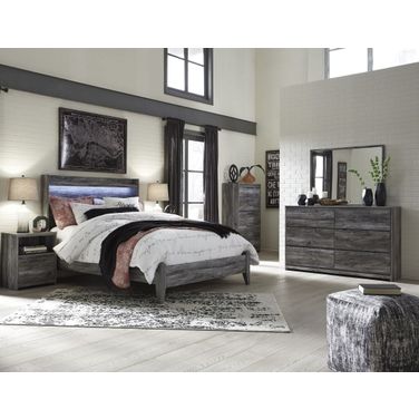 Baystorm Gray Panel Bedroom Set