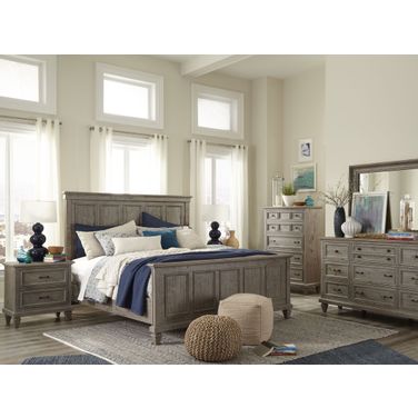 Lancaster Dovetail Grey Panel Bedroom Set