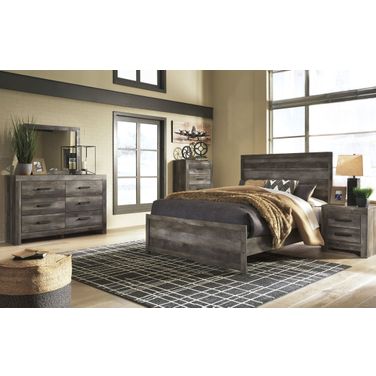 Ashley Furniture Wynnlow Panel Bedroom Set, Gray