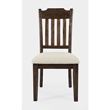 Bakersfield Slatback Solid Acacia Dining Chair Set of 2 In Brown