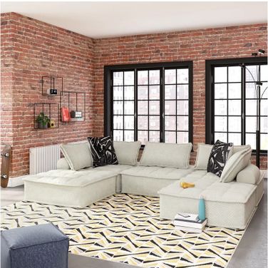 Bales 5-Piece Modular Seating In Taupe
