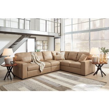 Bandon 3-Piece RAF Sectional In Toffee
