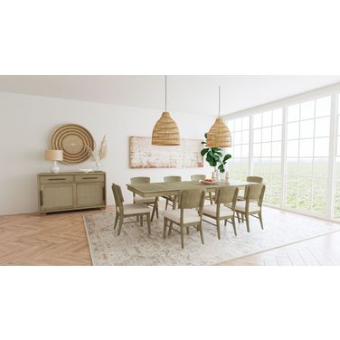 Barbossa Dining Room Set In Dark Caramel