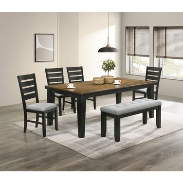 Bardstown Dining Set In Wheat Charcoal