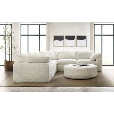 Barefoot 5-Seat Sectional In White