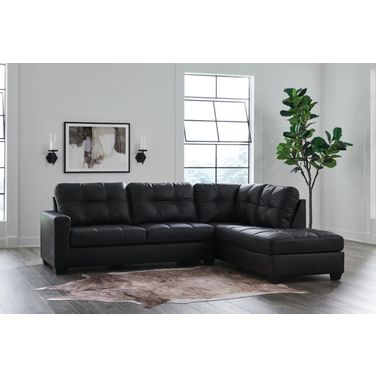 Barlin Mills 2-Piece Sectional with Chaise In Carbon