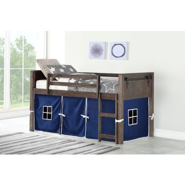 Barn Door Low Loft Brushed Shadow W-Blue Tent Kit