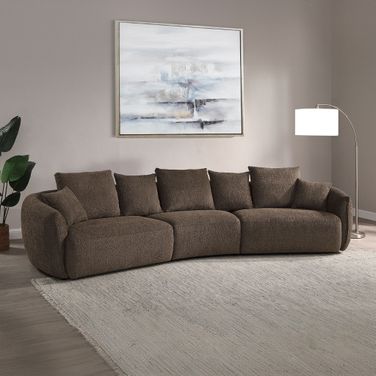 Bash Sofa with 7 Pillows In Macca Anthology