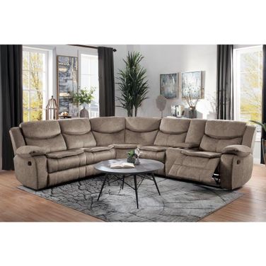 Bastrop Brown 3 Piece Sectional