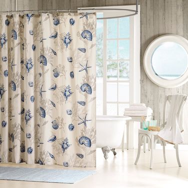 Bayside Shower Curtain In Blue
