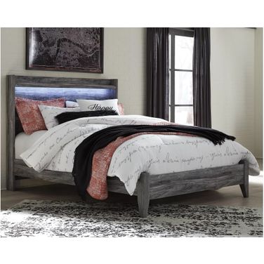 Baystorm Queen Panel Bed In Gray