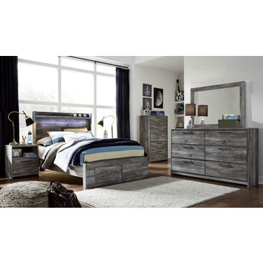 Baystorm Gray Youth Platform Bedroom Set