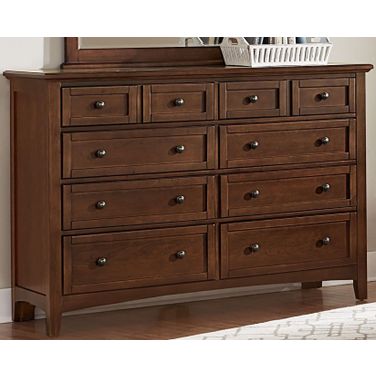 Bonanza Cherry 8 Drawer Triple Dresser