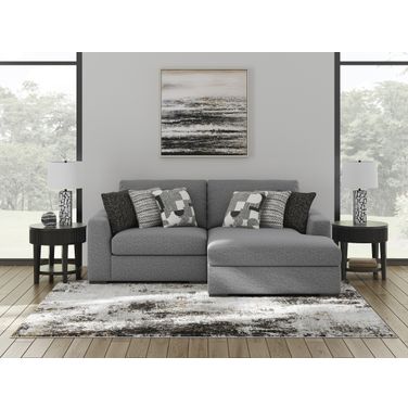 Bealton 2-Piece Sectional with RAF Chaise In Salt and Pepper