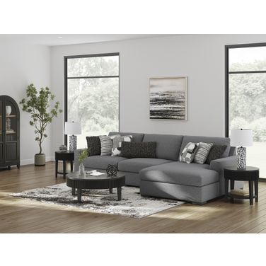 Bealton 3-Piece Sectional with RAF Chaise In Salt and Pepper
