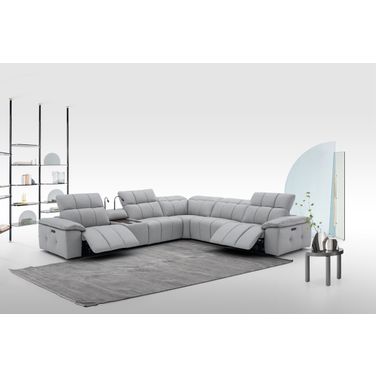 Beaumont Sectional In Light Gray