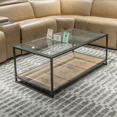 Bedford Cocktail Table In Weathered Oak