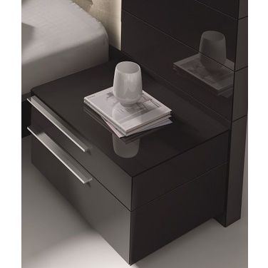 Beja Black Right Facing Nightstand