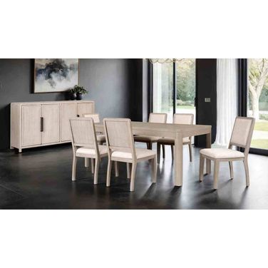 Belize Rectangular Dining Room Set In Natural Oak