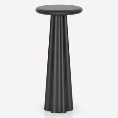 Bella Pedestal In Black Charcoal