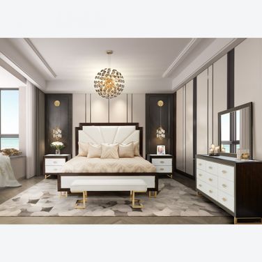 Belmont Upholstered Bedroom Set In Espresso