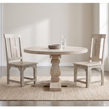 Benedict Dining Room Set In White Wash
