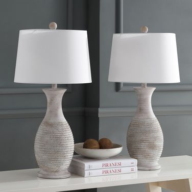 Bentlee Gray Table Lamp Set of 2