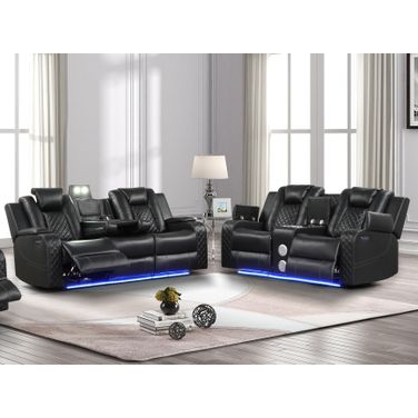 Benz Living Room Set In Black