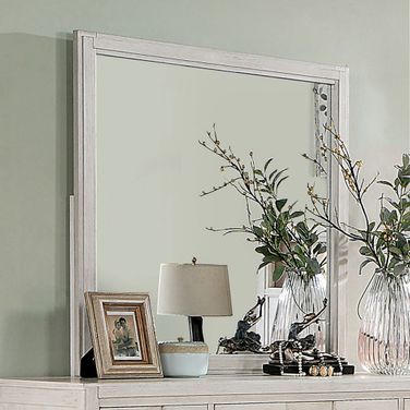 Berenice Mirror In White