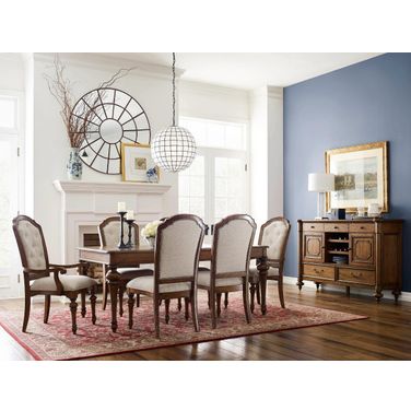 Berkshire Dining Set In Medium Stain