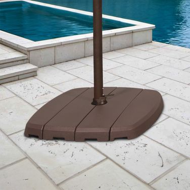 Bermuda 4 Section Resin Base In Bronze