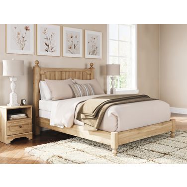 Bestmere Panel Bedroom Set In Warm Brown