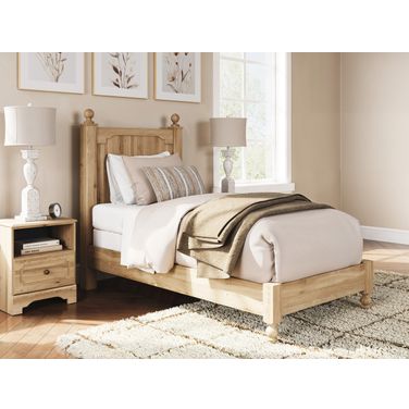 Bestmere Youth Panel Bedroom Set In Warm Brown