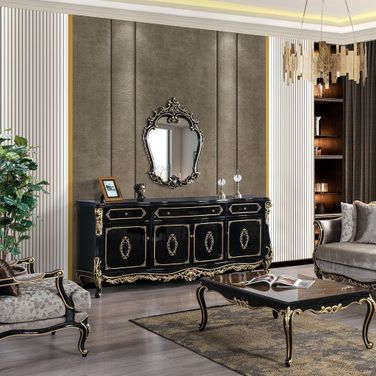 Betria Mirror In Gold and Black