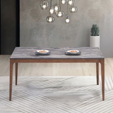 Bevis Dining Table In Walnut