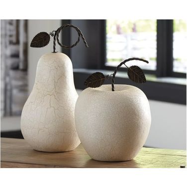 Bidelia Antique White Sculpture Set of 2