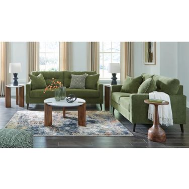 Bixler Living Room Set In Olive