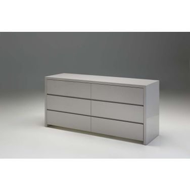 Blanche High Gloss Stone Double Dresser