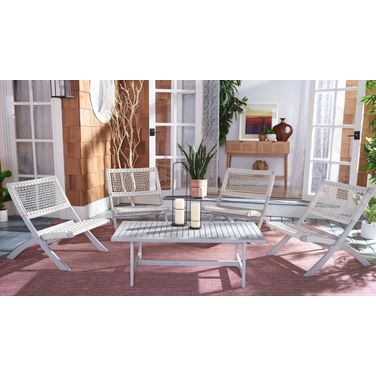 Blaze 5 Piece Coffee Set in Grey