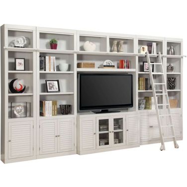 Boca 7 Piece Entertainment Wall In Cottage White