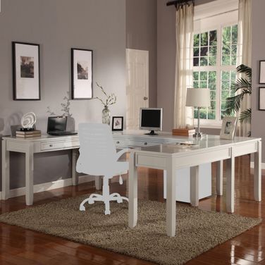 Boca U Shape Desk In Cottage White