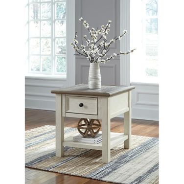 Bolanburg Weathered Gray Rectangular End Table